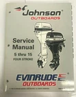 1997 Johnson Evinrude 507262 Service Manual Models: Thru 15 Four Stroke Used. Price: $11.95.