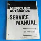 1979 Mercury Outboards Service Manual 3.6 Hp Model C-90-89156 Usa Used. Price: $12.99.