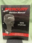 Genuine Mercury 90-826148R03 30/40 2-CYLINDER Service Manual 2003 Used. Price: $39.94.