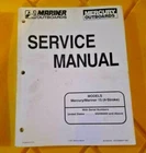 Oem Mercury Mariner (4-STROKE) Service Manual Pt# 90-856159 Used. Price: $29.99.