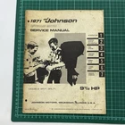 JM-7104 1971 Johnson 1/2 Hp 9R71 9RL71 Outboard Service Shop Manual Vintage Used. Price: $28.51.