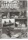 Sea-doo Service Shop Manual 1993 Seadoo Sp, Spx, Spi, Xp, Gts, Gtx & Explorer. New. Price: $26.00.