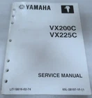 2003 Yamaha Marine Outboard VX200C VX225C Service Manual LIT-18616-02-74 Used. Price: $25.88.