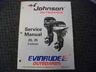 1997 Eu Johnson Evinrude Outboard 507264 25 35 Hp Cylinder Factory Manual Used. Price: $23.99.
