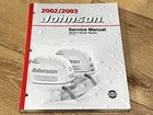 2002/2003 Johnson Sn/st Stroke 3.5 8HP Service Manual J3RSTD J6RSTD J8RSTS New. Price: $31.95.