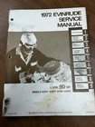 Used Oem 1972 50HP Lark Evinrude Service Manual P/n 4818 50272 50273. Price: $28.00.