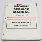 Mercury Mercruiser Service Manual #13 Gm Cylinder 3.0L Marine Engine 90-816462 Used. Price: $28.51.