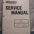 Force Outboards 90-831250 Service Manual 40/50 H.p. 1996 Used. Price: $76.86.