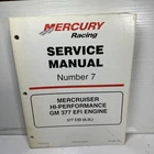 2000 Mercury Racing #7 Gm 377 Efi Engine (6.2L) Service Manual P/n 90-840500 Used. Price: $8.46.