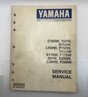 Yamaha Outboard Service Manual 150 175 200 Hp V6 LIT-18616-01-87 64C-28197-Z7-11 Used. Price: $44.95.