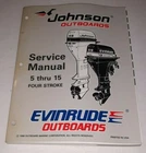 1997 Johnson Evinrude Outboards Service Manual Thru 15 Four Stroke P/n 507262 Used. Price: $17.50.