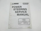 90-852429R1 96 Mercury Mariner Power Steering Service Manual 70-200 2.5L & 3.0L Used. Price: $11.95.