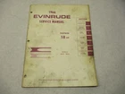 4281 Omc 1966 Evinrude Outboard Service Repair Manual Hp Fastwin 18602 18603 Used. Price: $38.95.