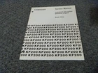 Kawasaki KF200 Industrial Air-cooled Gas Engine Service Repair Manual Book 1 Xz Good. Price: $72.61.