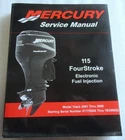 2007 Mercury Marine Outboard 115 Fourstroke Efi Service Manual P/n 90-881980R03 Used. Price: $59.24.