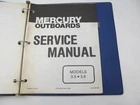 90-43183 483 Mercury Outboard Service Repair Manual For 3.5 & 3.6 Hp Used. Price: $15.95.