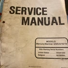 Mariner Mercury 90-827242 1994 Service Manual 6/8/9.9/10/15 Used. Price: $9.00.