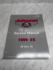Johnson Evinrude Omc Service Manual "ee" Models 40 Thru Hp #787030 Used. Price: $112.20.