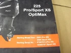 2005 Mercury Service Manual 225 Pro Sport Xs Optimax 90-841916R01 3-E-1 Used. Price: $37.95.