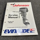 Omc Evinrude Johnson 507754 "ce" 9.9 Thru 30 Service Manual Used. Price: $18.00.