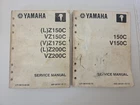 Set Of , Yamaha Service Manual LIT-18161-02-82 LIT-18616-02-73 Used. Price: $55.00.