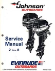 1995 Omc Johnson Evinrude Outboard 2 Thru 8 Service Manual New 503145 (947). Price: $19.99.