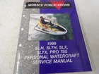 1999 Polaris Slh Slth Slx Sltx Pro 785 Personal Watercraft Oem Service Manual Used. Price: $41.00.