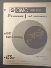 1967 Omc 382840 Item # 4411 155 Hp HU-16C, HUE-16C Stern Drive Parts Catalog Used. Price: $9.95.