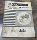 383362 1968 Vintage Service Manual Omc Stern Drive TU-17R, TUE-17R, 210 Hp Used. Price: $14.50.