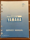 Yamaha Outboard Service Manual 25N LIT-18616-00-10 1983 Used. Price: $28.99.