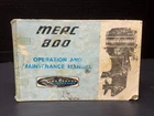800 Mercury Operation And Maintenance Manual 80HP Outboard Vintage Used. Price: $12.99.