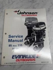 Omc Johnson Evinrude Service Manual "eo" 85 Thru 115 Hp 90 Cv #503150 Used. Price: $45.90.