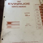 1967 Evinrude Fastwin Hp Models 18702,18703 Service Manual Used. Price: $30.00.