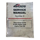 Mercruiser 90-12934--2, Sterndrive Units R/mr/alpha One Service Manual #6 (1997) Used. Price: $35.99.