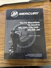 Mercury Service Manual 75/90/100/115/125 65/80 Jet November 2015 90-8M0110566 Used. Price: $35.00.