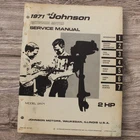 1971 Johnson Outboards Service Manual Hp 2R71 Oem Boat Used. Price: $14.99.