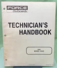 New Genuine Force Outboards 90-823871970 Technicians Handbook 1997. Price: $47.40.