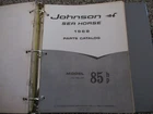 1968 Johnson 85 Hp V4SL 20A Outboard Parts Catalog Manual Used. Price: $12.99.