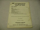 90-52285 1969 Mercury Mercruiser Marine 200 Engine Parts List Manual Used. Price: $17.95.