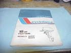 Vintage Evinrude Hp Fastwin Models 18202 & 18203 Owner's Manual Rare Used. Price: $14.99.