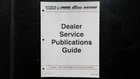 Mercury Dealer Service Publications Guide 90-830571 1990 Marine Parts Good. Price: $24.99.