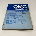 1972 Omc Stern Drive Service Manual 100 120 155 165 225 245 Hp P/n 979866 Used. Price: $19.99.