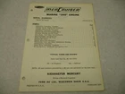 90-57572 1970 Mercury Mercruiser Marine 390 Engine Inboard Parts List Manual Used. Price: $17.95.