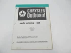 OB3381 Outboard Parts Catalog For Chrysler Hp 1980 1158H0D 1158B0D Used. Price: $14.95.