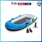 Ozark Trail 4-PERSON Inflatable Recreational Raft Set With Oars Pump New. Price: $56.02.