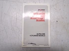 W5 Mercruiser Operation & Maintenance Manual Alpha One 4 Cylinder Models Used. Price: $19.95.