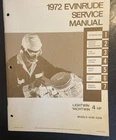 1972 Evinrude Service Manual 4812 For Lightwin&yachtwin 4HP. Models 4236 4206 Used. Price: $24.17.