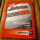 2006 Sd Johnson Stroke 3.5HP Oem Service Shop Manual 5006562 New. Price: $22.50.