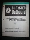 1980 Chrysler Outboard Hp Sailor Pre Rigged Parts Catalog Manual 65H0A 65B0A Used. Price: $5.57.
