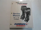 1995 Johnson Evinrude Outboards Thru 70 3-CYLINDER Service Manual Oem 503149 Used. Price: $77.99.
